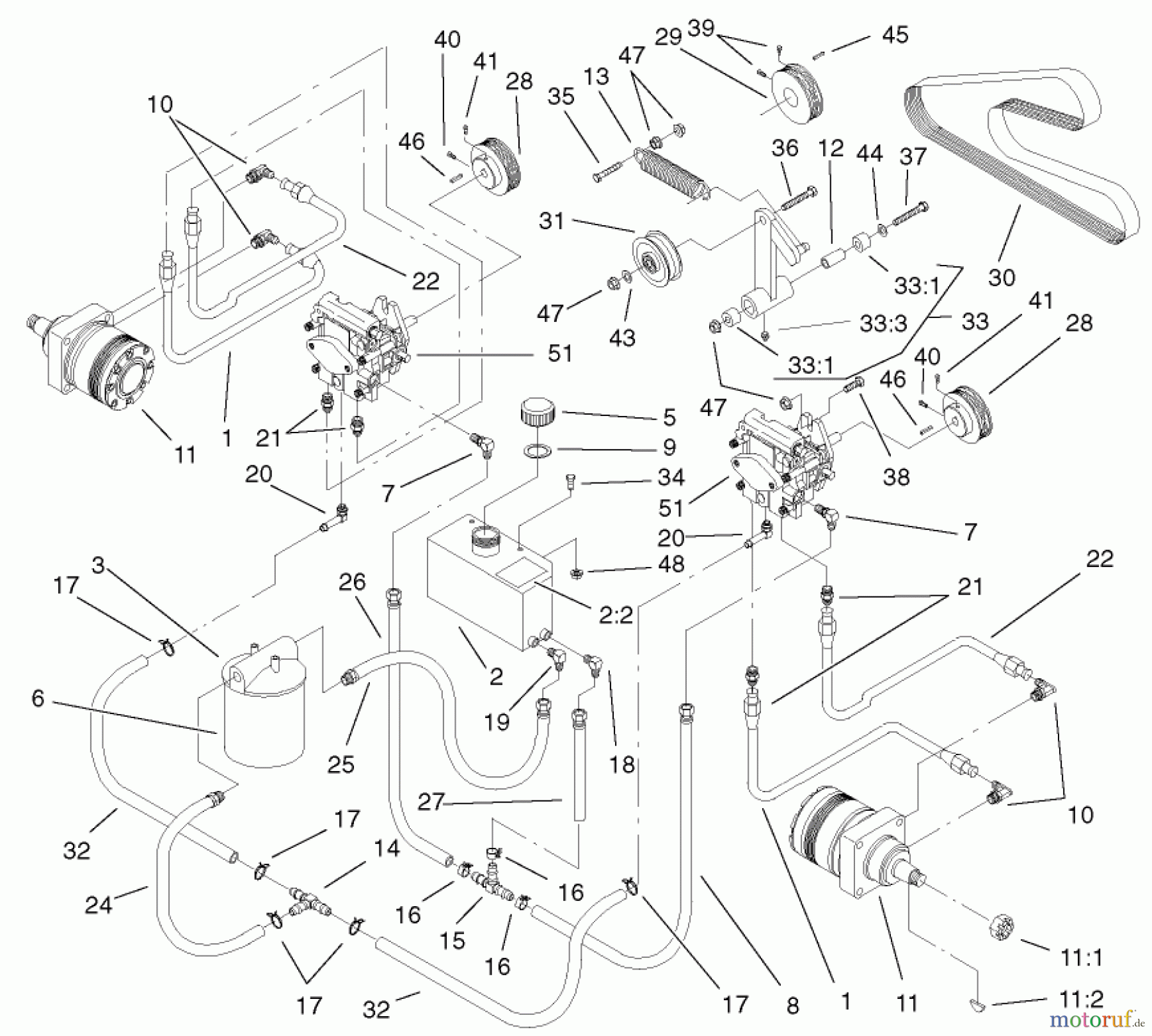  Zerto-Turn Mäher 74241 (Z286E) - Toro Z Master Mower, 72