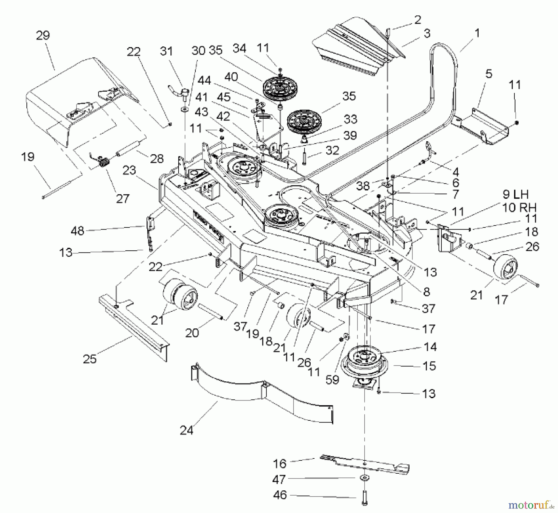  Zerto-Turn Mäher 74242 (Z500) - Toro Z Master Mower, 52