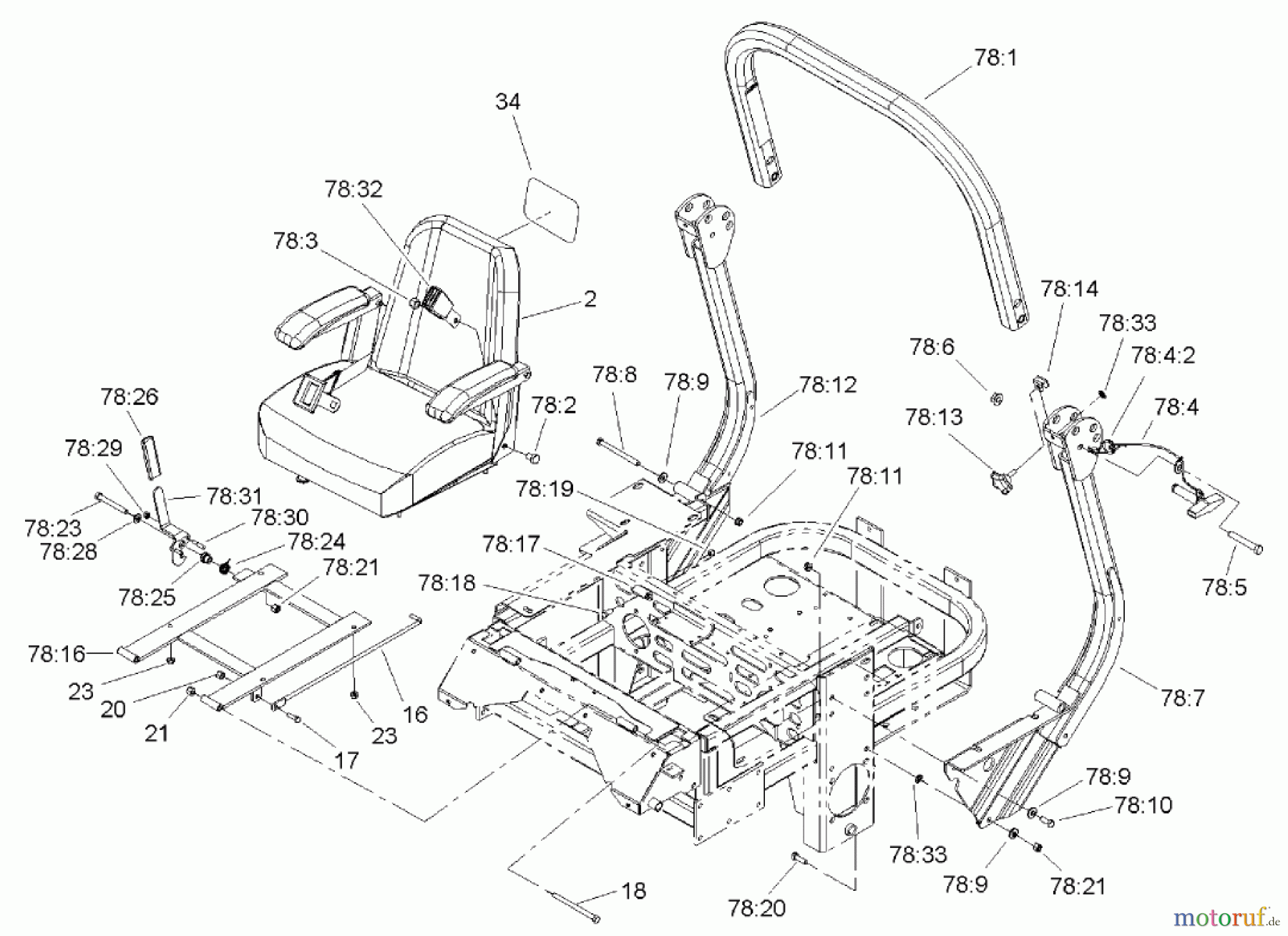  Zerto-Turn Mäher 74242 (Z500) - Toro Z Master Mower, 52