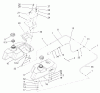 Zerto-Turn Mäher 74244 (Z553) - Toro Z Master Mower, 60" TURBO FORCE Side Discharge Deck (SN: 240000001 - 240999999) (2004) Listas de piezas de repuesto y dibujos FUEL TANK ASSEMBLY