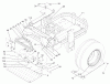 Zerto-Turn Mäher 74244 (Z553) - Toro Z Master Mower, 60" TURBO FORCE Side Discharge Deck (SN: 240000001 - 240999999) (2004) Listas de piezas de repuesto y dibujos MAIN FRAME ASSEMBLY