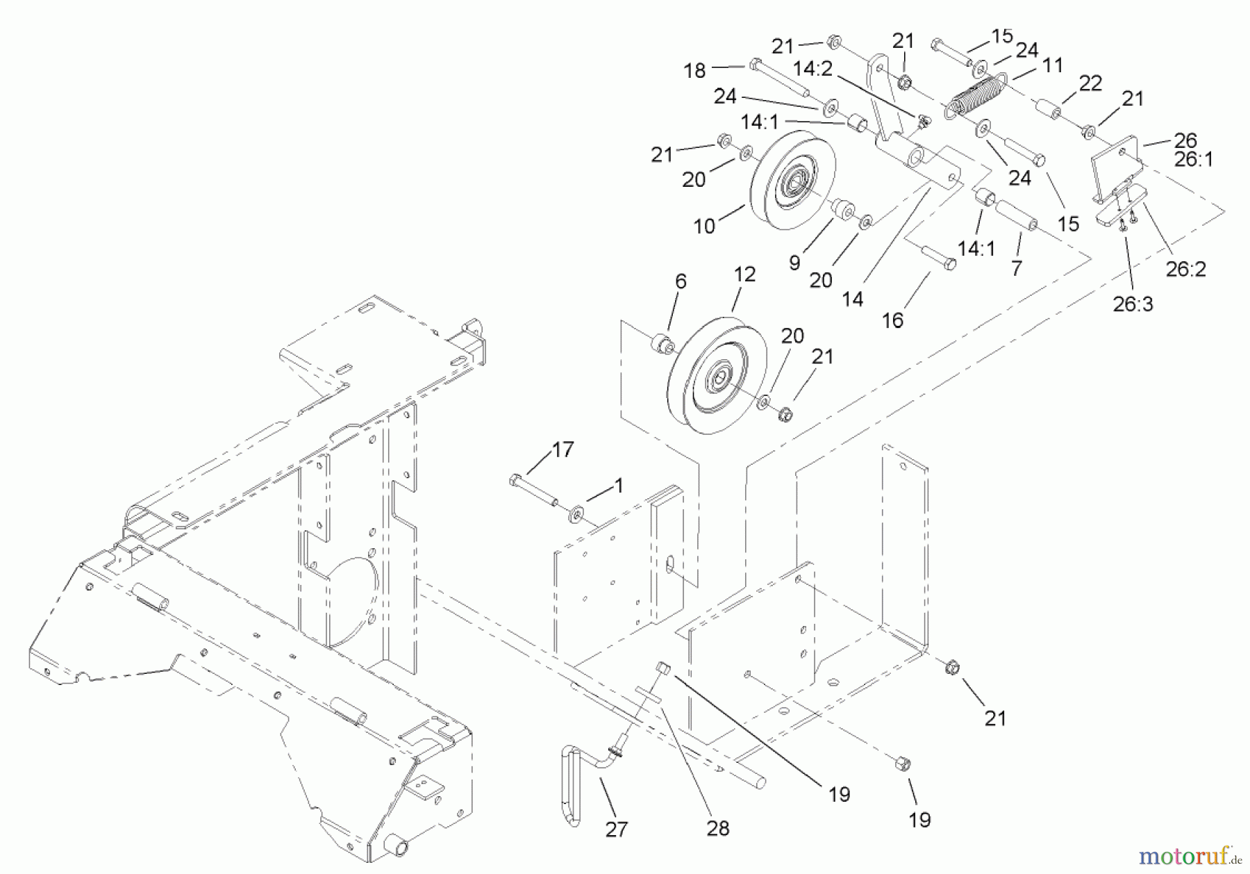  Zerto-Turn Mäher 74245 (Z555) - Toro Z Master Mower, 60