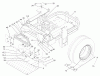 Zerto-Turn Mäher 74245 (Z555) - Toro Z Master Mower, 60" TURBO FORCE Side Discharge Deck (SN: 240000001 - 240002000) (2004) Listas de piezas de repuesto y dibujos MAIN FRAME ASSEMBLY