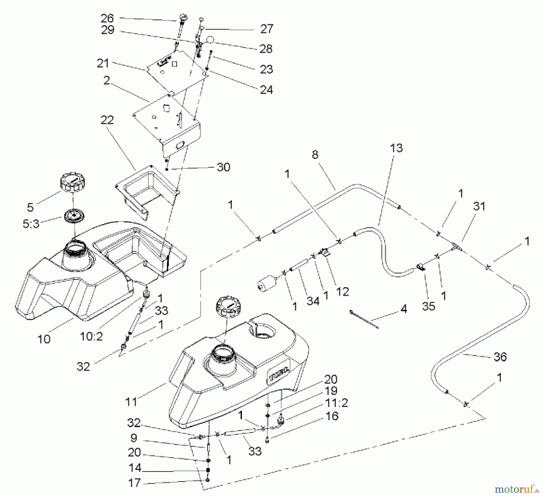  Zerto-Turn Mäher 74245 (Z555) - Toro Z Master Mower, 60