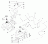 Zerto-Turn Mäher 74247 (Z557) - Toro Z Master Mower, 72" TURBO FORCE Side Discharge Deck (SN: 240000001 - 240999999) (2004) Listas de piezas de repuesto y dibujos FUEL TANK ASSEMBLY