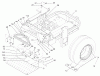 Zerto-Turn Mäher 74247 (Z557) - Toro Z Master Mower, 72" TURBO FORCE Side Discharge Deck (SN: 240000001 - 240999999) (2004) Listas de piezas de repuesto y dibujos MAIN FRAME ASSEMBLY