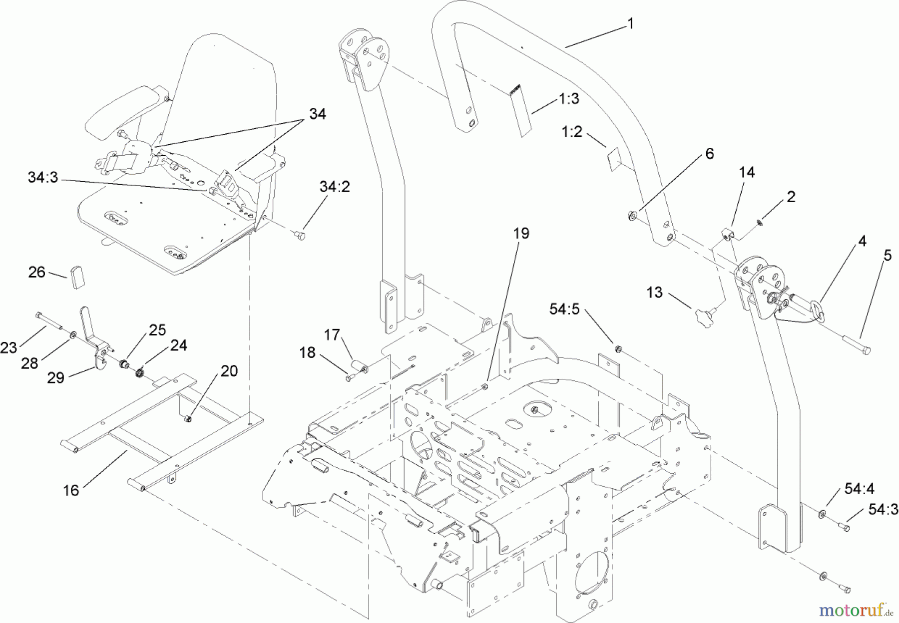  Zerto-Turn Mäher 74248 (Z500) - Toro Z Master Mower, 52