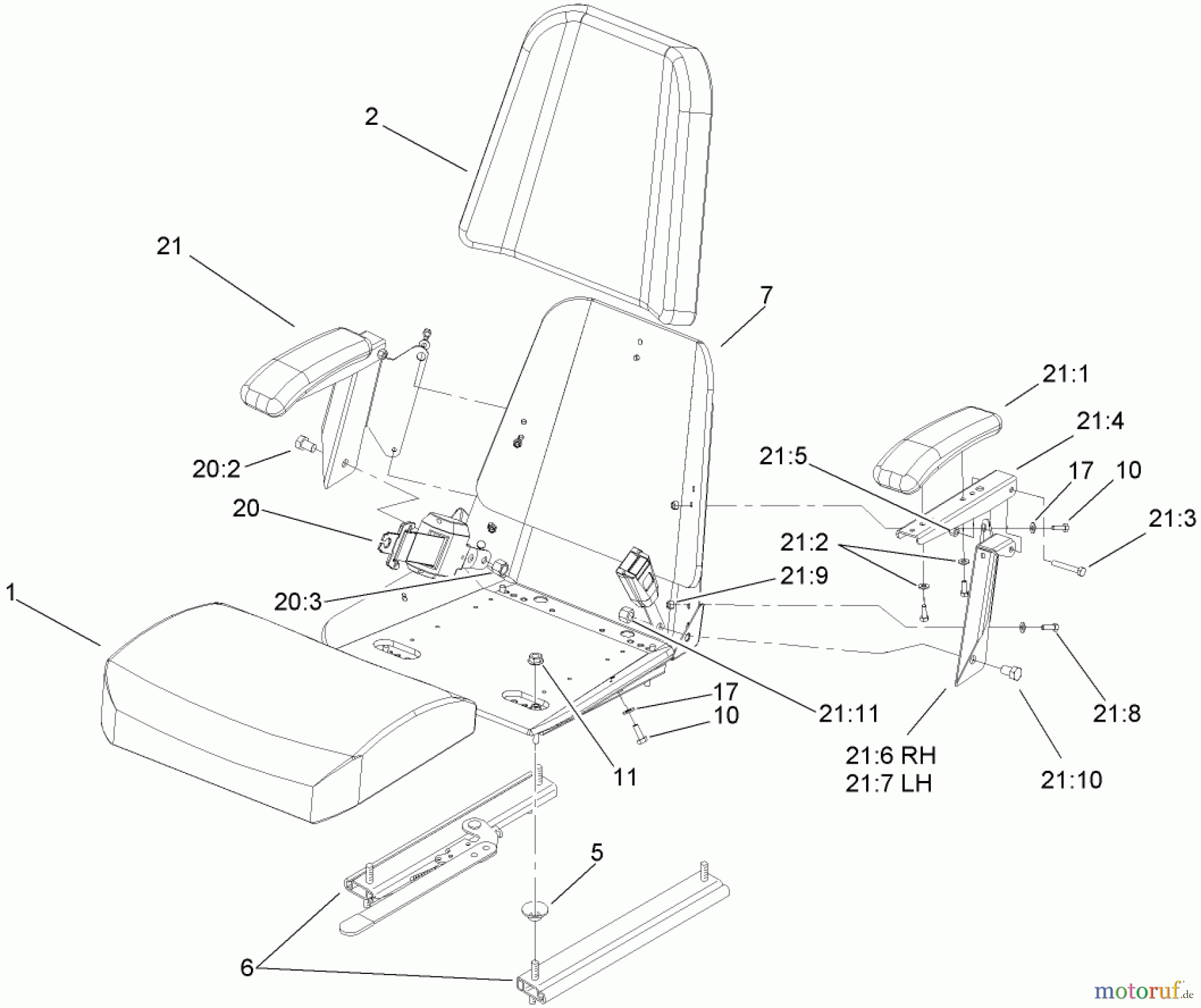  Zerto-Turn Mäher 74248 (Z500) - Toro Z Master Mower, 52