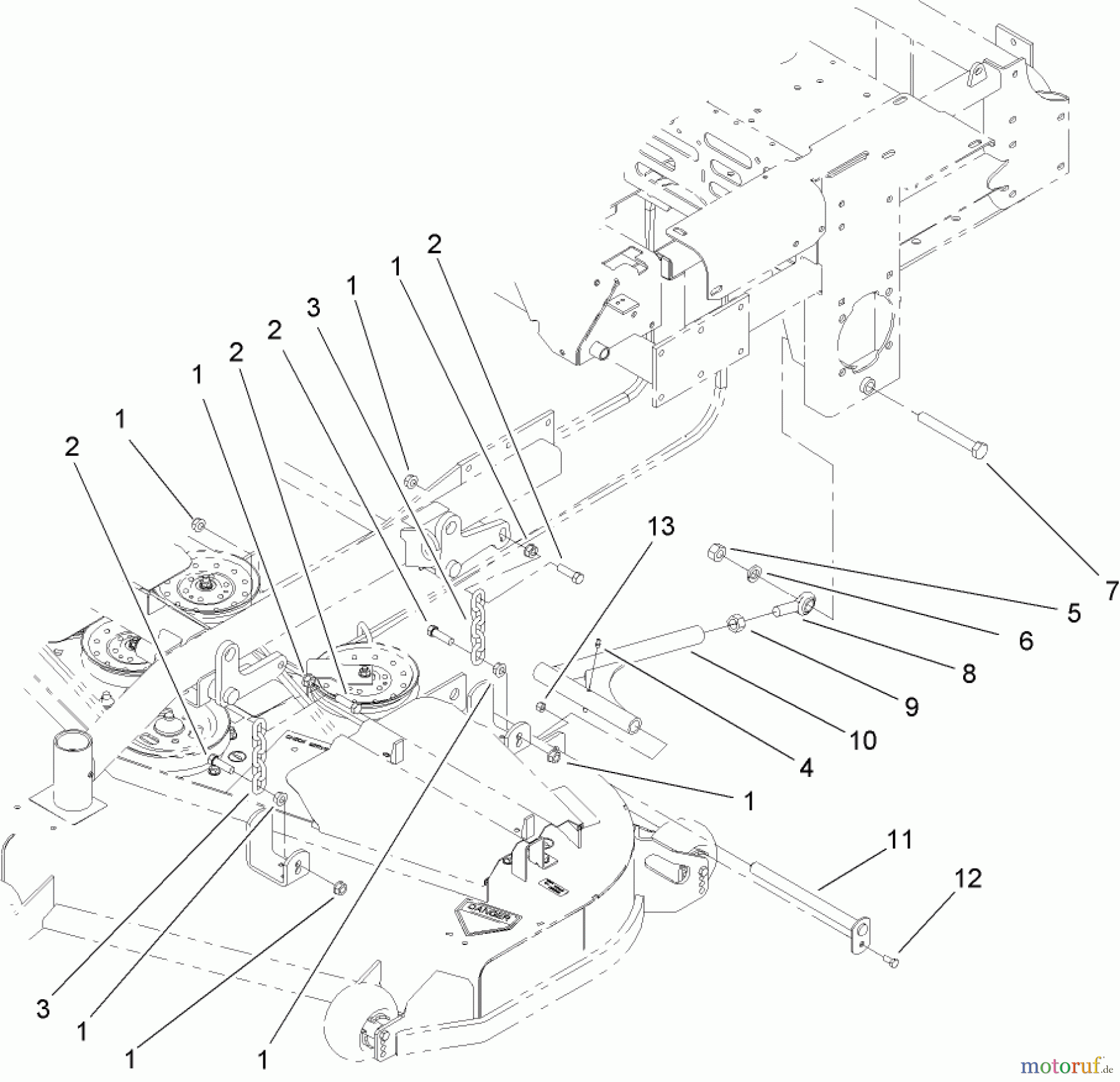  Zerto-Turn Mäher 74249 (Z500) - Toro Z Master Mower, 60