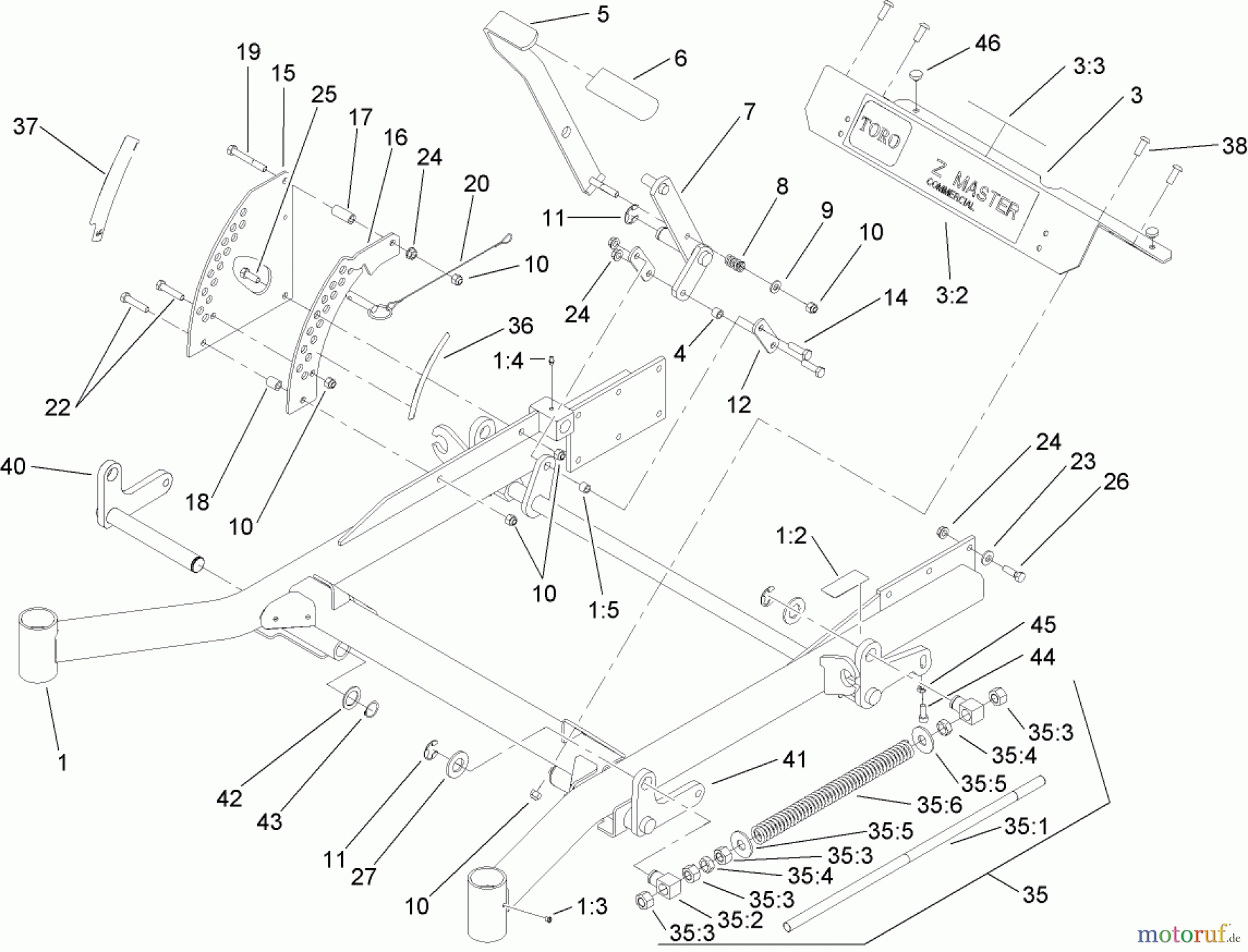  Zerto-Turn Mäher 74249 (Z500) - Toro Z Master Mower, 60