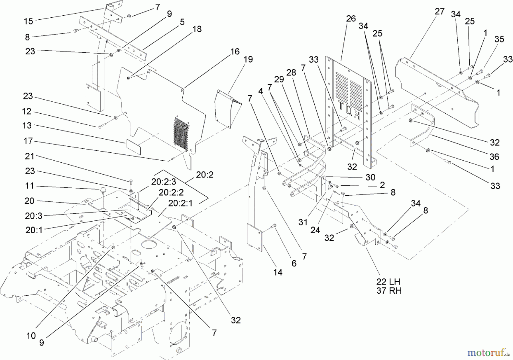  Zerto-Turn Mäher 74251 (Z587L) - Toro Z Master Mower, 60