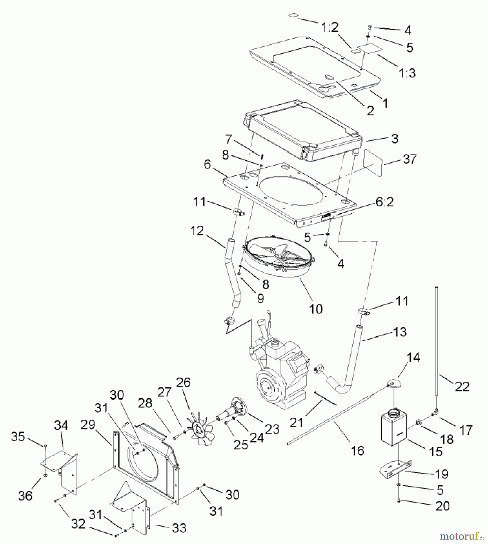  Zerto-Turn Mäher 74251 (Z587L) - Toro Z Master Mower, 60