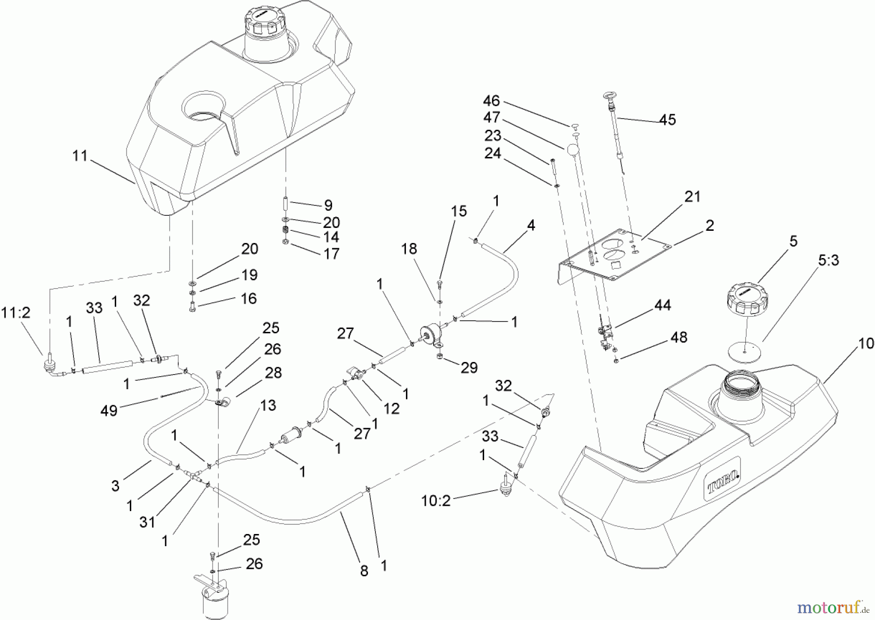  Zerto-Turn Mäher 74251 (Z587L) - Toro Z Master Mower, 60