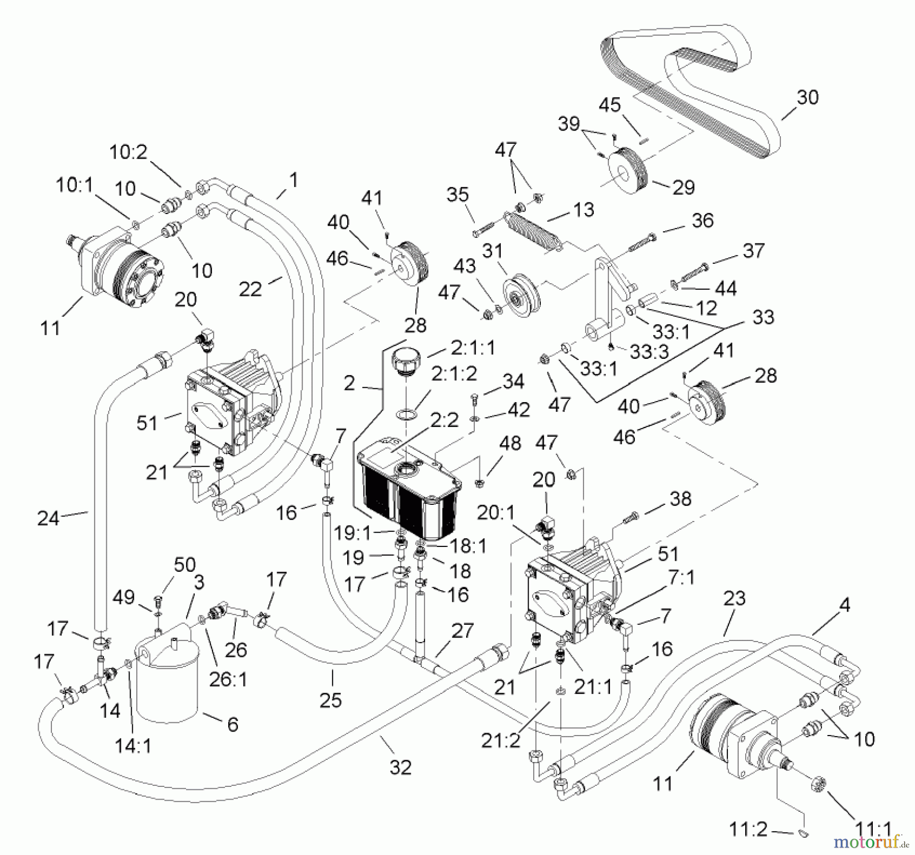  Zerto-Turn Mäher 74251 (Z587L) - Toro Z Master Mower, 60