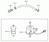 Zerto-Turn Mäher 74251 (Z587L) - Toro Z Master Mower, 60" TURBO FORCE Side Discharge Deck (SN: 260000001 - 260999999) (2006) Listas de piezas de repuesto y dibujos FUEL PUMP AND FILTER ASSEMBLY KAWASAKI FD750D-BS03