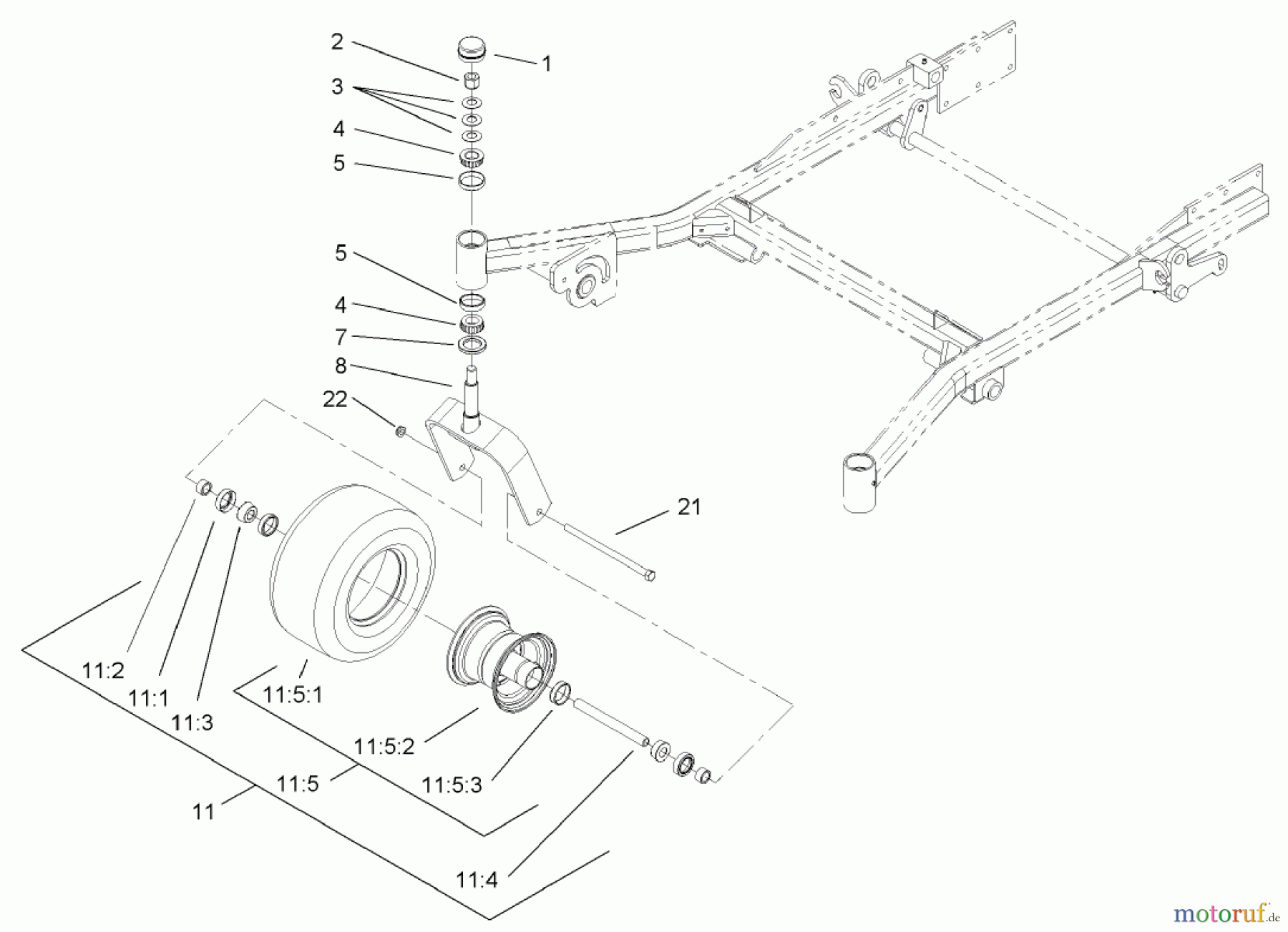  Zerto-Turn Mäher 74252 (Z587L) - Toro Z Master Mower, 72