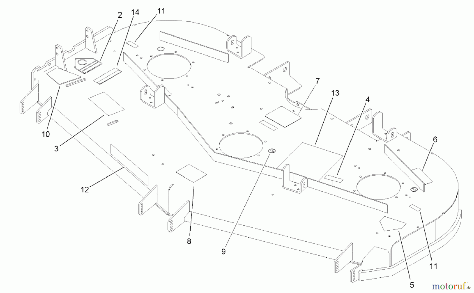  Zerto-Turn Mäher 74252 (Z587L) - Toro Z Master Mower, 72