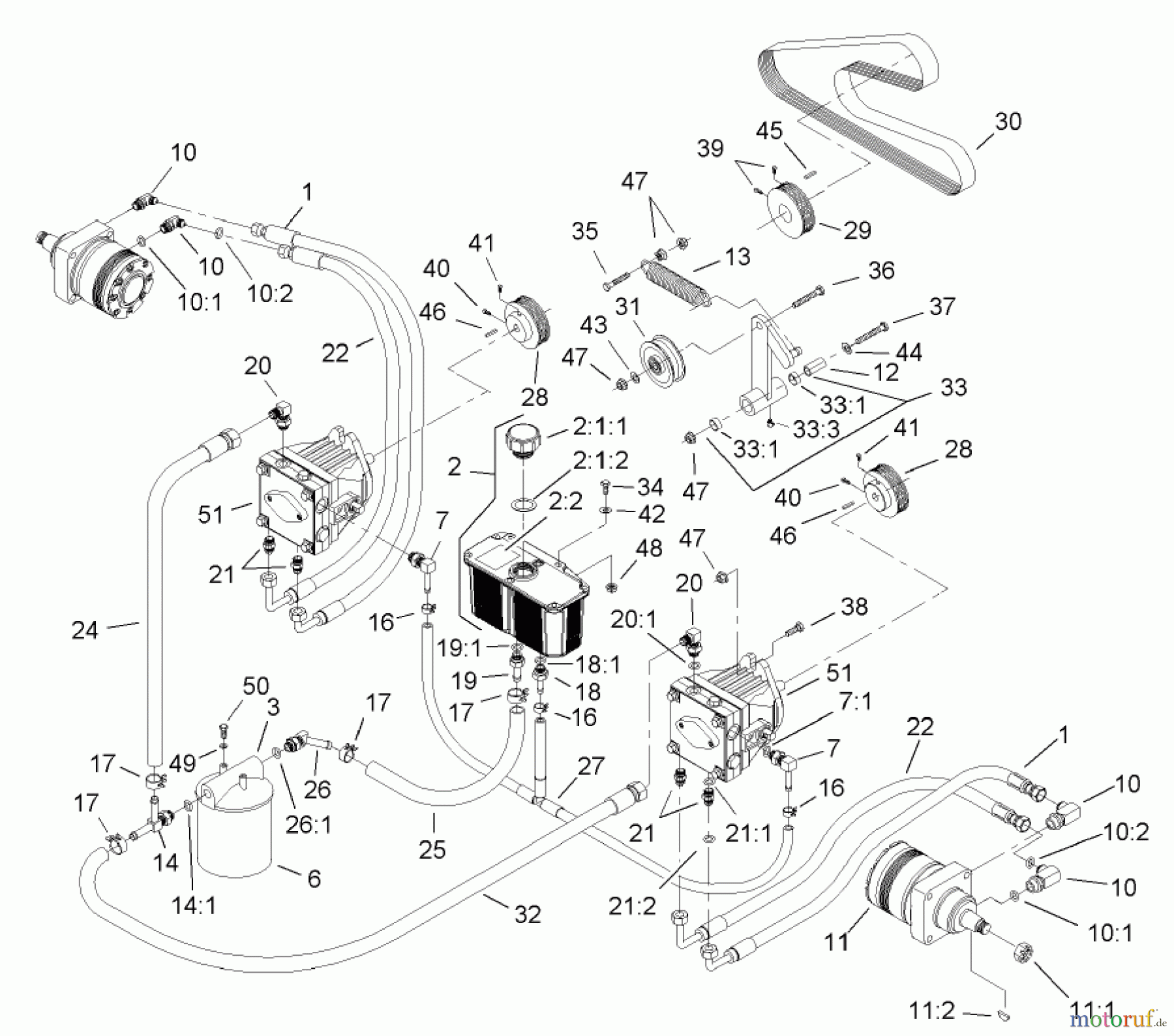  Zerto-Turn Mäher 74252 (Z587L) - Toro Z Master Mower, 72