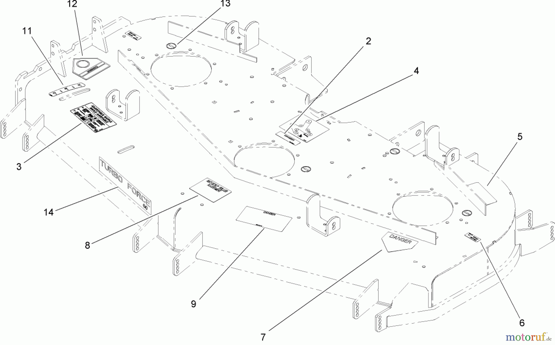  Zerto-Turn Mäher 74253 (Z580) - Toro Z Master Mower, 60