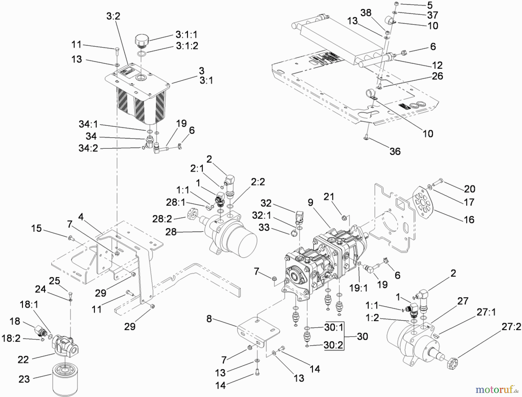  Zerto-Turn Mäher 74253 (Z580) - Toro Z Master Mower, 60