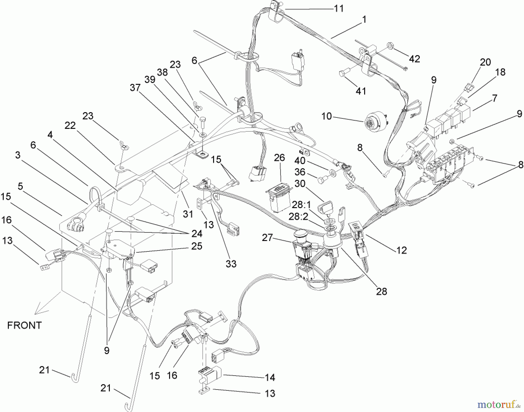  Zerto-Turn Mäher 74253 (Z589) - Toro Z Master Mower, 60