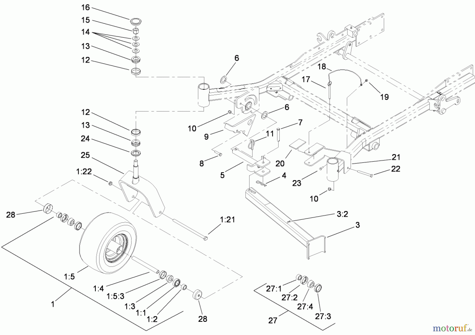  Zerto-Turn Mäher 74253CP (Z580) - Toro Z Master Mower, 60