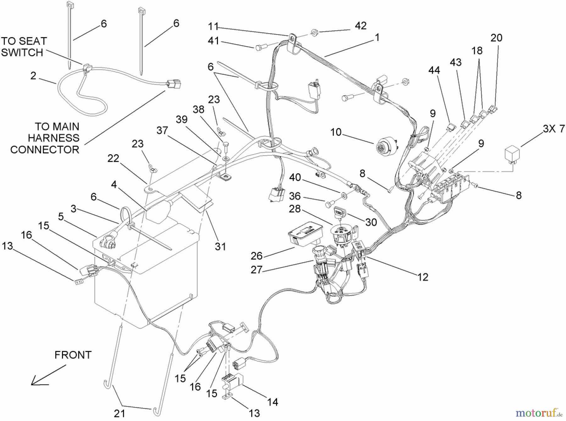  Zerto-Turn Mäher 74254 (Z580) - Toro Z Master Mower, 72