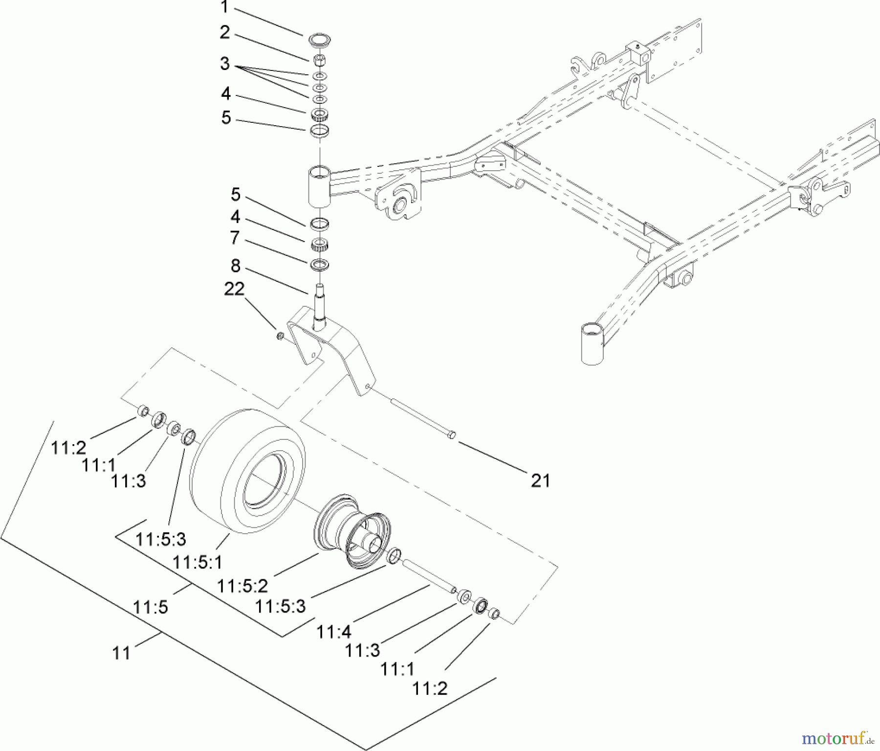  Zerto-Turn Mäher 74256 (Z588E) - Toro Z Master Mower, 72