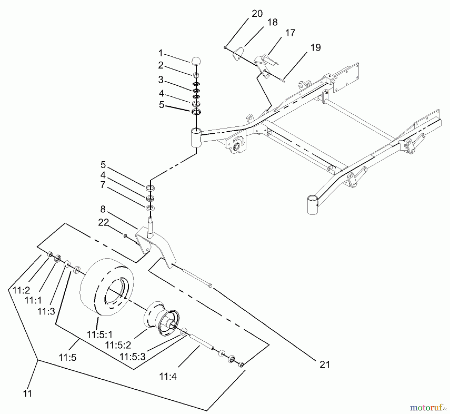  Zerto-Turn Mäher 74258 (Z288E) - Toro Z Master Mower, 62