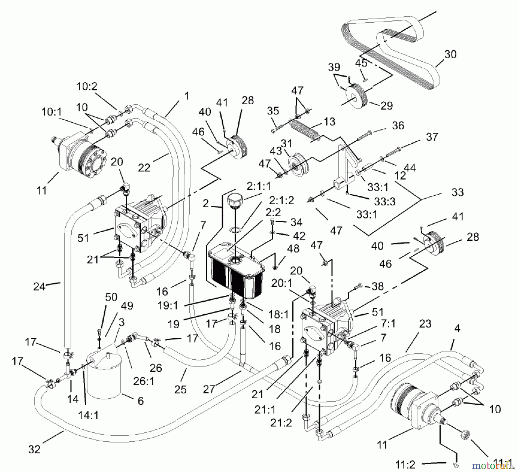  Zerto-Turn Mäher 74258 (Z288E) - Toro Z Master Mower, 62