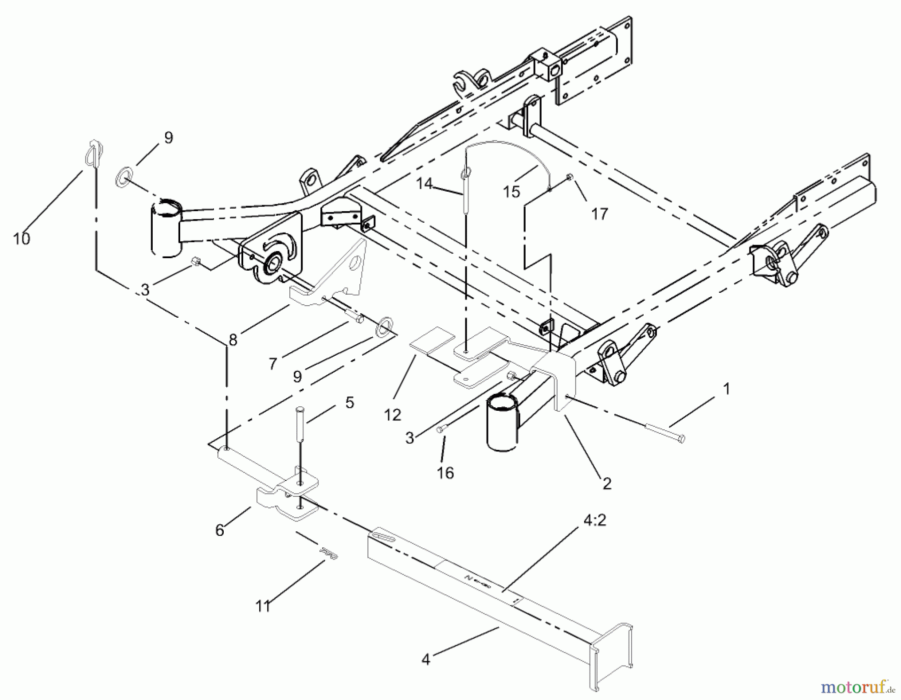  Zerto-Turn Mäher 74258 (Z288E) - Toro Z Master Mower, 62