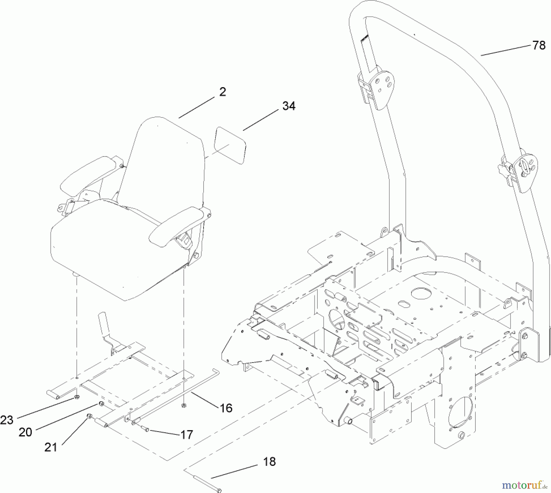  Zerto-Turn Mäher 74262 (Z500) - Toro Z Master Mower, 60