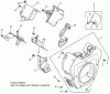 Zerto-Turn Mäher 74262 (Z560) - Toro Z Master Mower, 60" TURBO FORCE Side Discharge Deck (SN: 270002001 - 270999999) (2007) Listas de piezas de repuesto y dibujos BLOWER HOUSING AND BAFFLE ASSEMBLY KOHLER CH750-0010