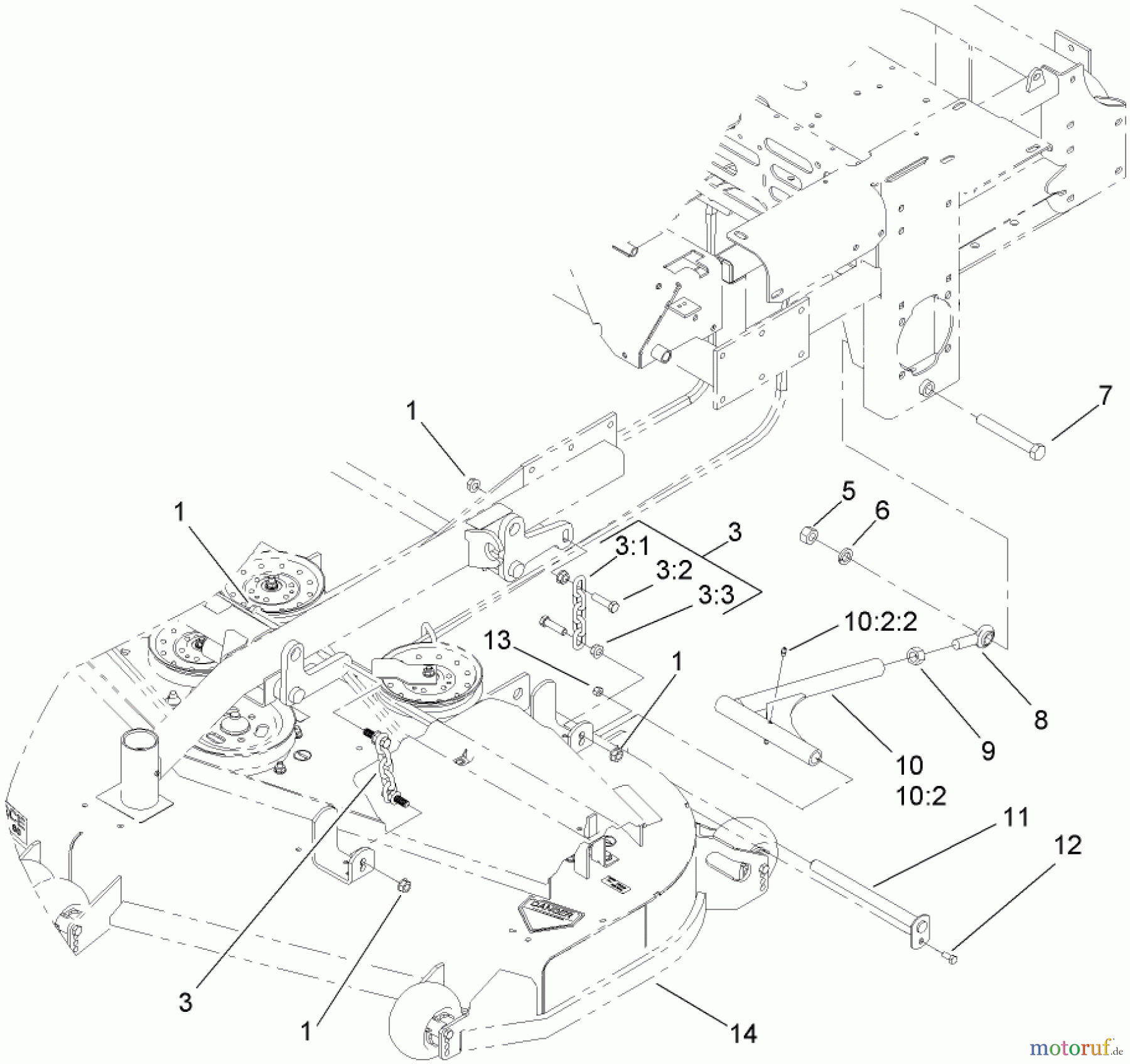  Zerto-Turn Mäher 74262 (Z560) - Toro Z Master Mower, 60