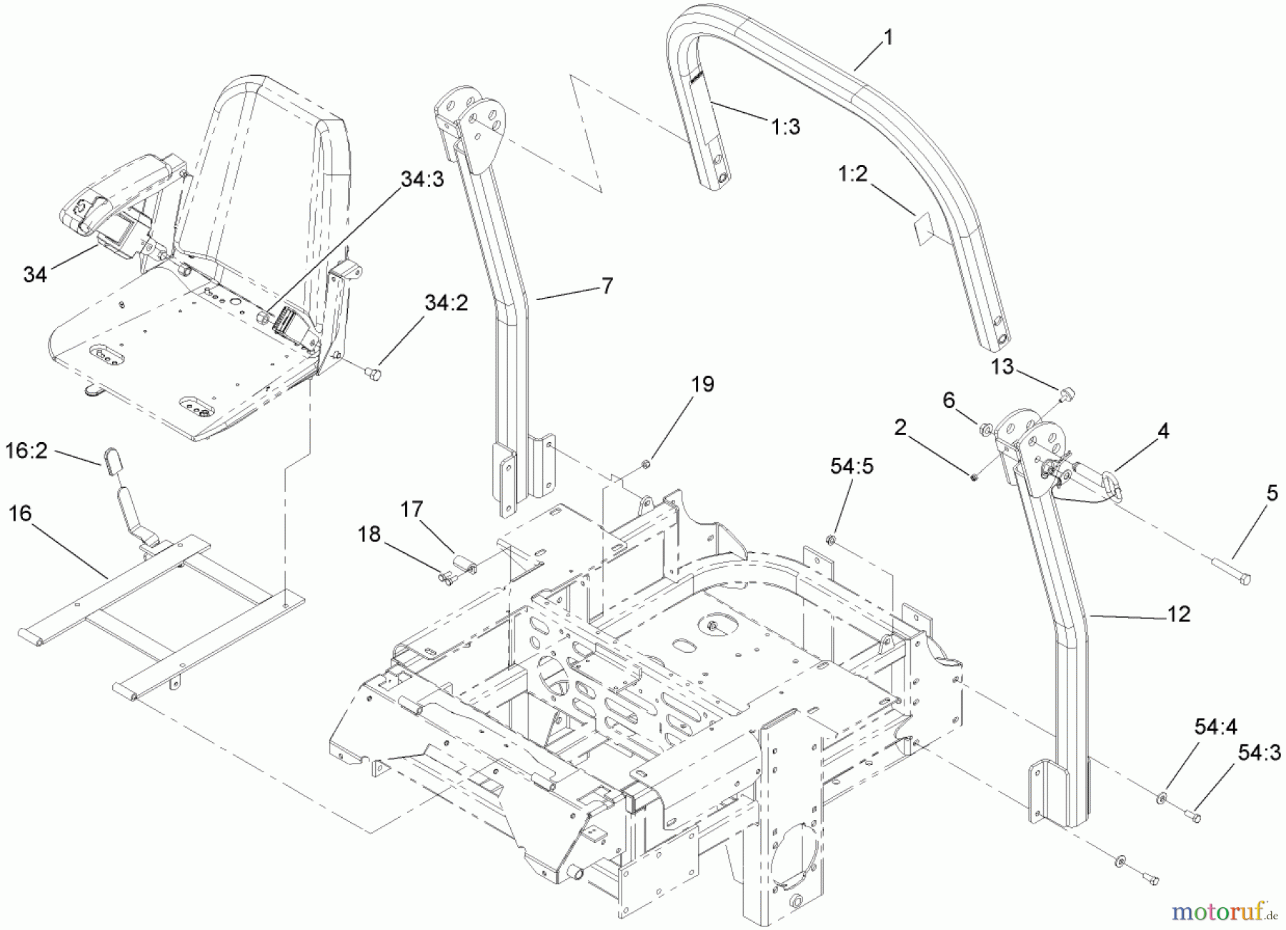  Zerto-Turn Mäher 74262 (Z560) - Toro Z Master Mower, 60