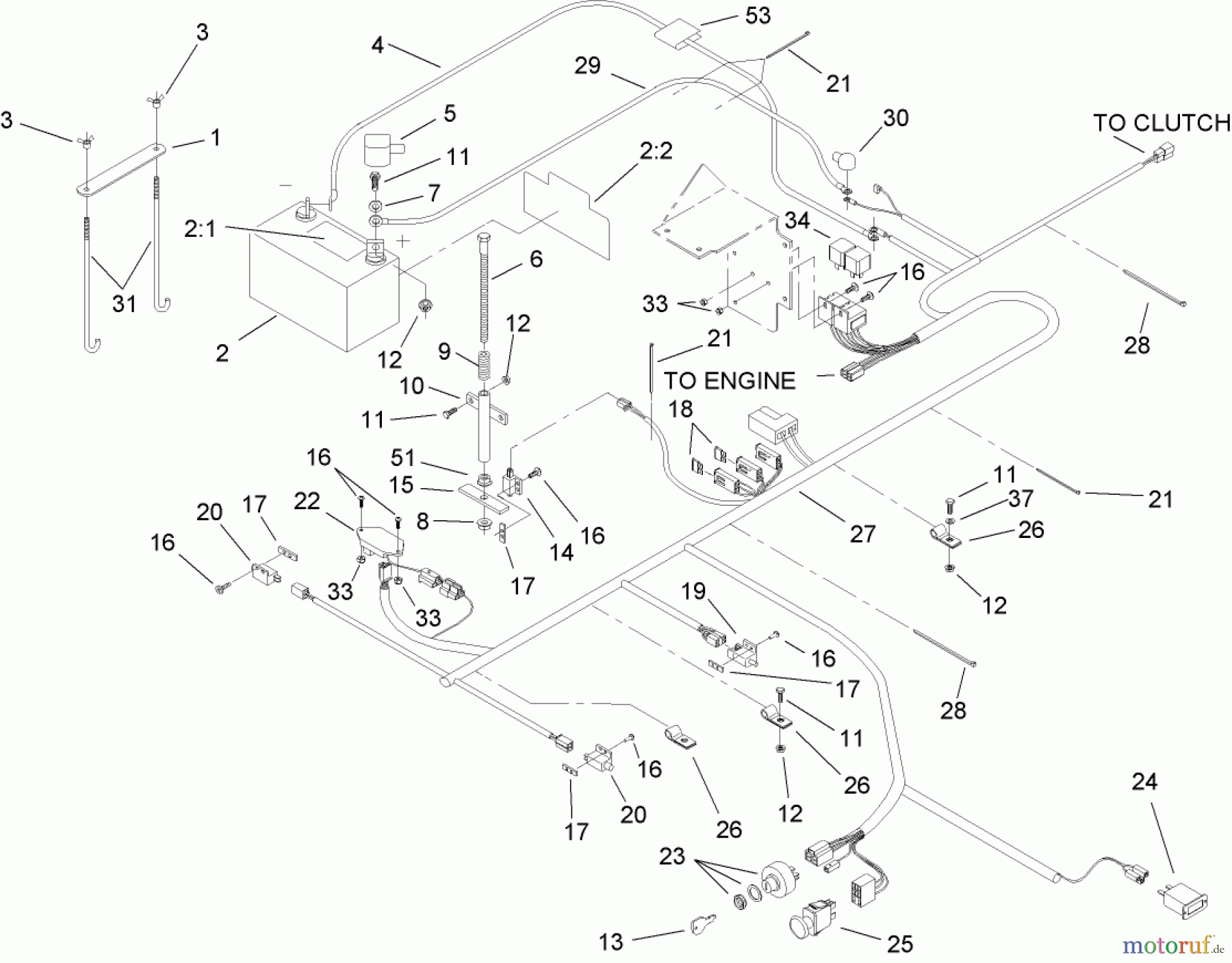  Zerto-Turn Mäher 74263 (Z557) - Toro Z Master Mower, 72