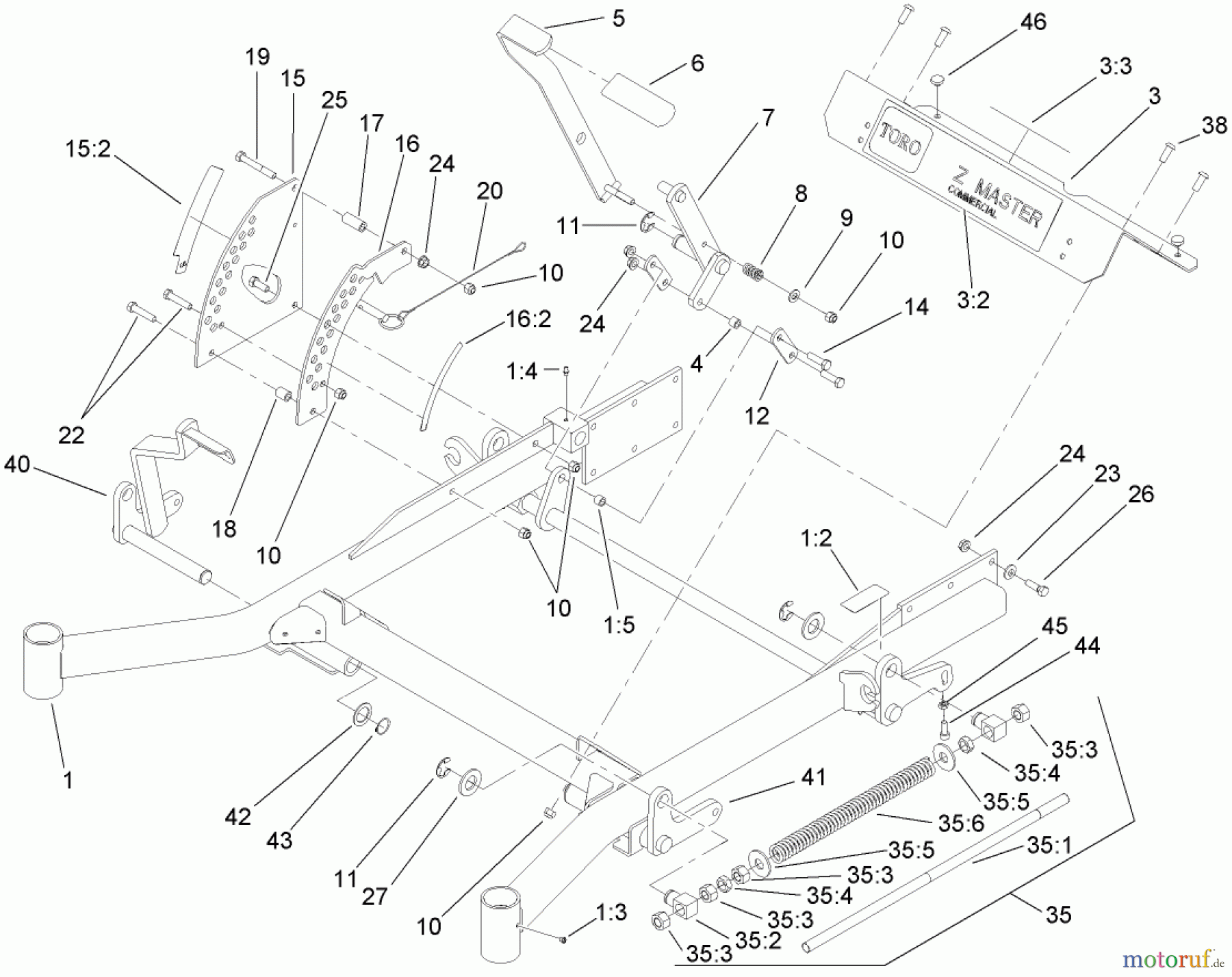  Zerto-Turn Mäher 74263 (Z560) - Toro Z Master Mower, 72