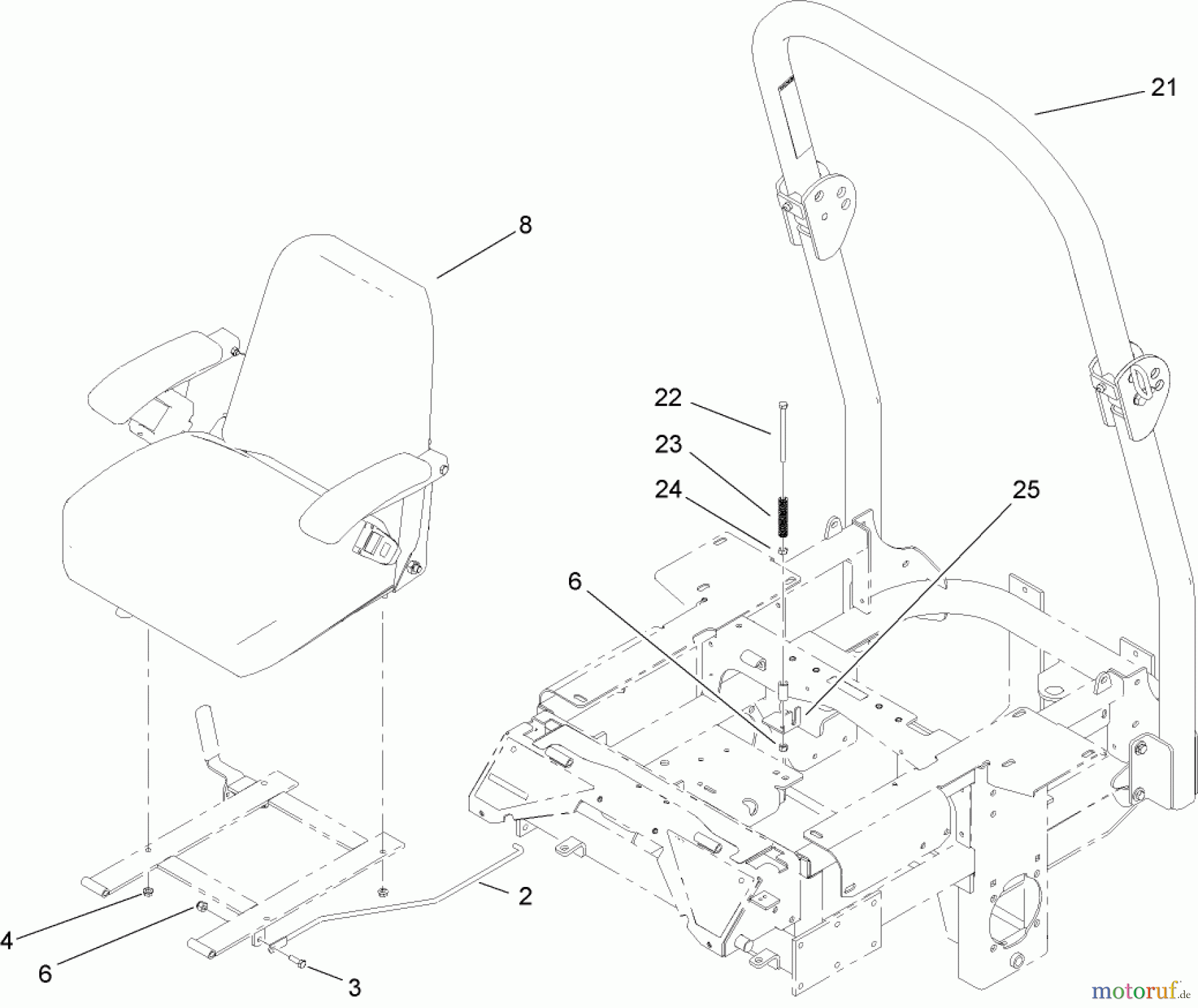  Zerto-Turn Mäher 74264 (Z593-D) - Toro Z Master Mower, 52