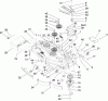 Zerto-Turn Mäher 74264TE (Z580-D) - Toro Z Master Mower, 132cm TURBO FORCE Side Discharge Deck (SN: 280000001 - 280999999) (2008) Listas de piezas de repuesto y dibujos DECK ASSEMBLY