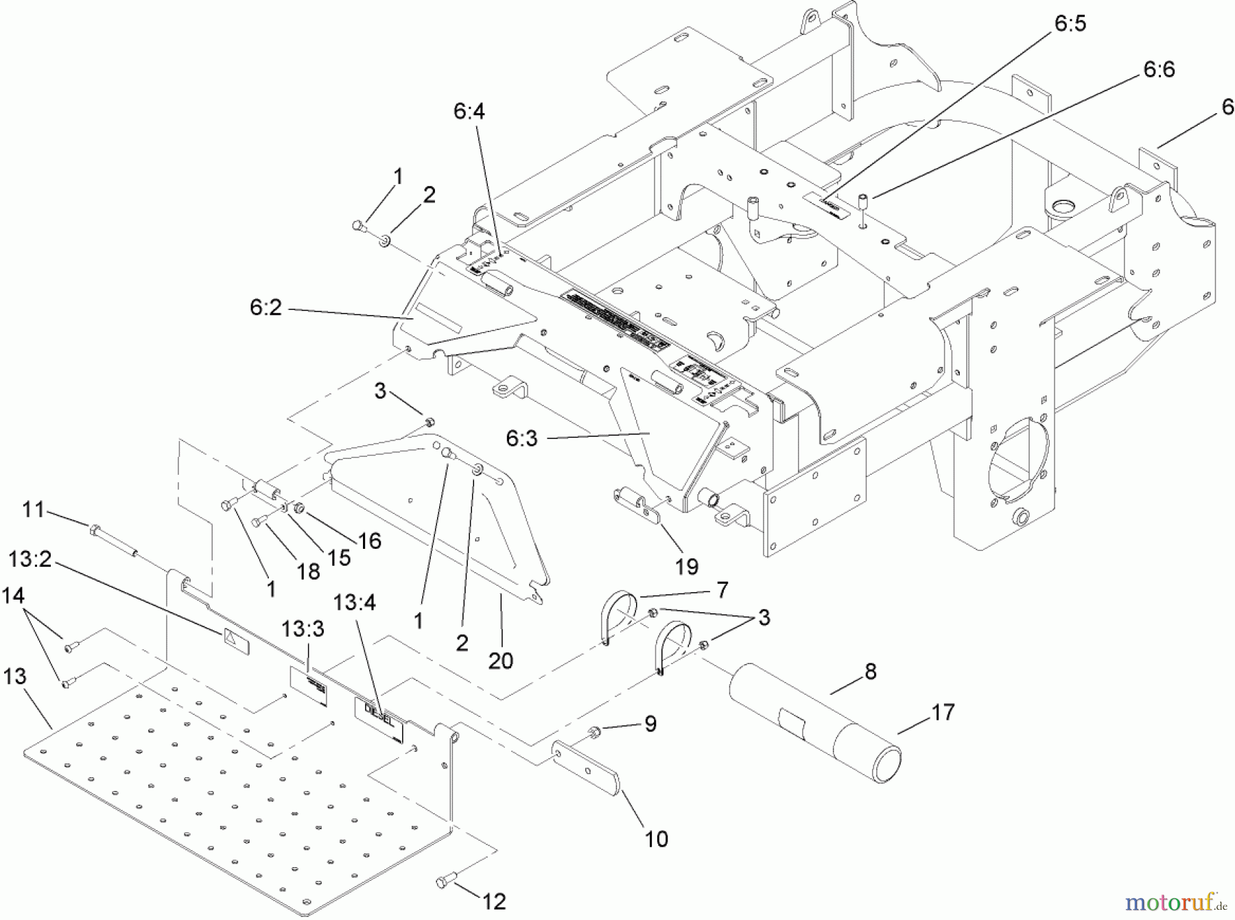  Zerto-Turn Mäher 74265 (Z593-D) - Toro Z Master Mower, 60