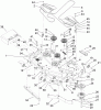 Zerto-Turn Mäher 74265TE (Z593-D) - Toro Z Master Mower, 152cm TURBO FORCE Side Discharge Deck (SN: 270000001 - 270999999) (2007) Listas de piezas de repuesto y dibujos DECK ASSEMBLY