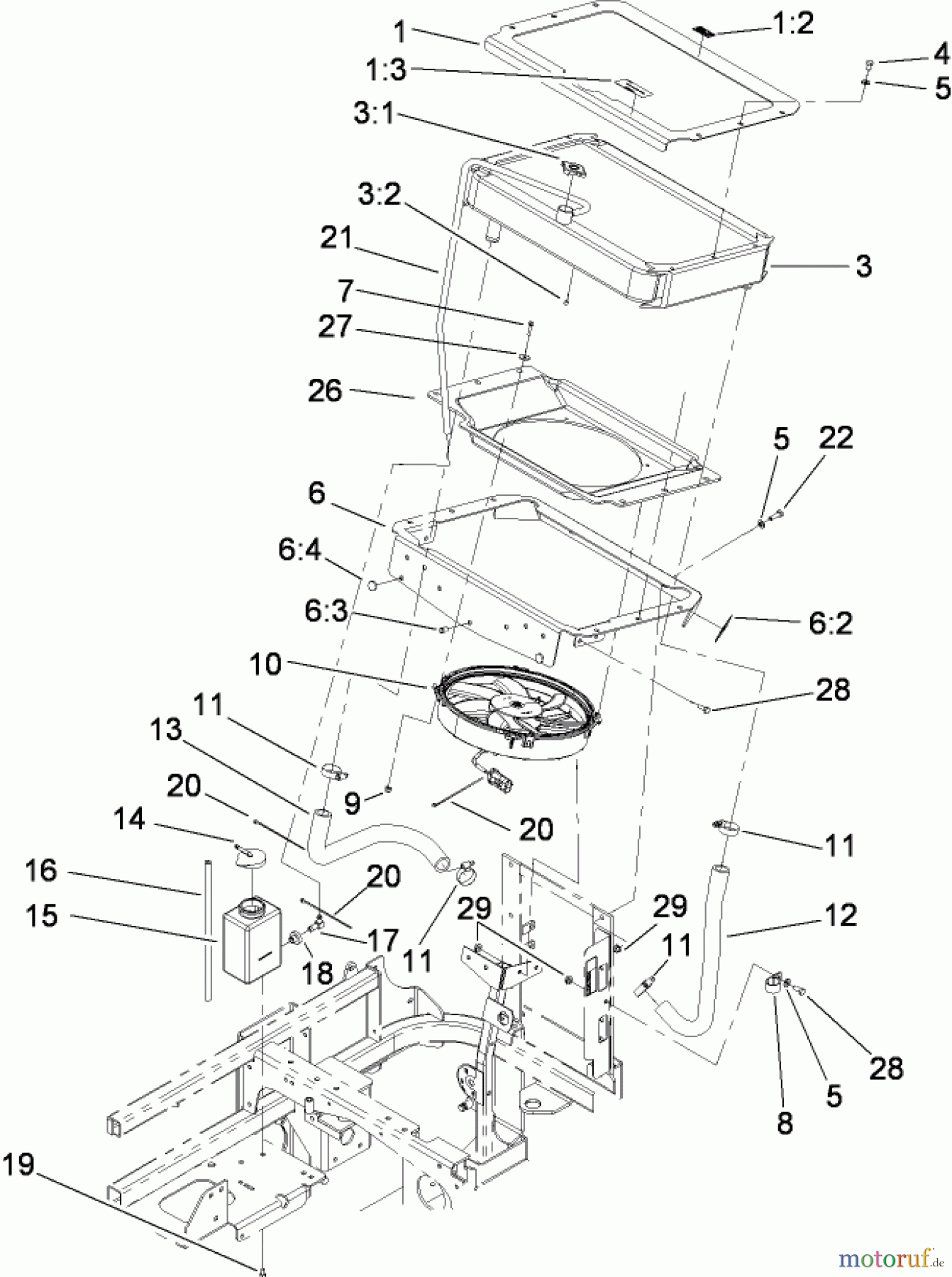  Zerto-Turn Mäher 74266 (Z580-D) - Toro Z Master Mower, 52