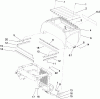 Zerto-Turn Mäher 74266 (Z580-D) - Toro Z Master Mower, 52" TURBO FORCE Side Discharge Deck (SN: 280000001 - 280999999) (2008) Listas de piezas de repuesto y dibujos HOOD ASSEMBLY