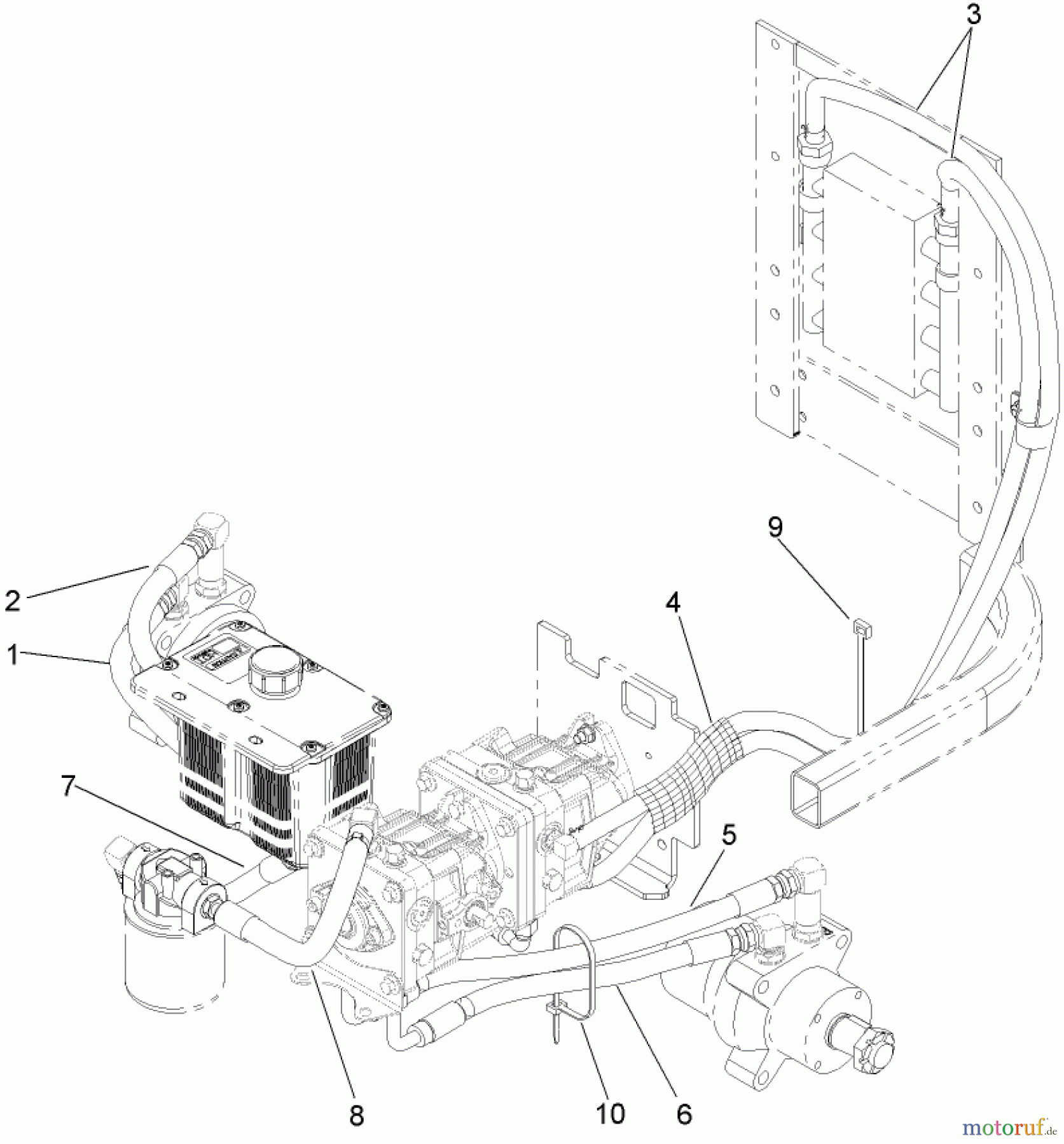  Zerto-Turn Mäher 74266 (Z580-D) - Toro Z Master Mower, 52