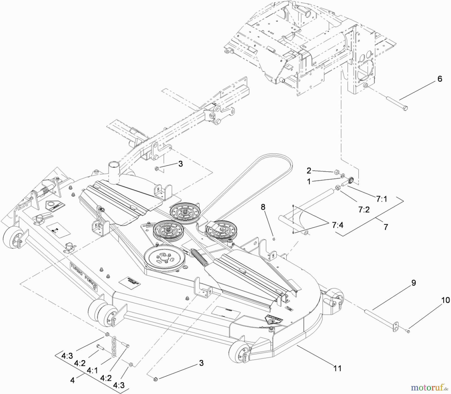  Zerto-Turn Mäher 74266 (Z580-D) - Toro Z Master Mower, 52