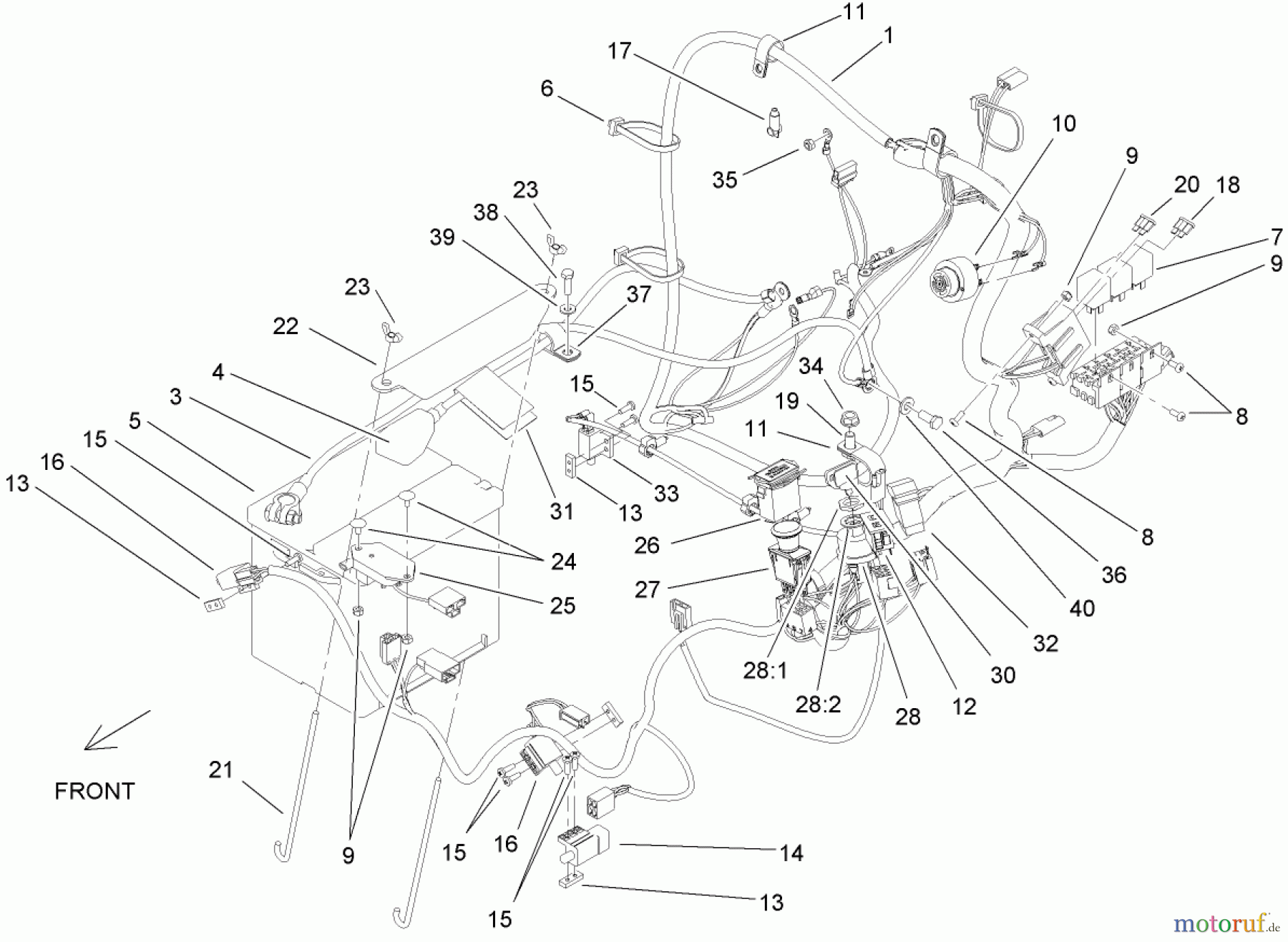  Zerto-Turn Mäher 74266 (Z595-D) - Toro Z Master Mower, 52