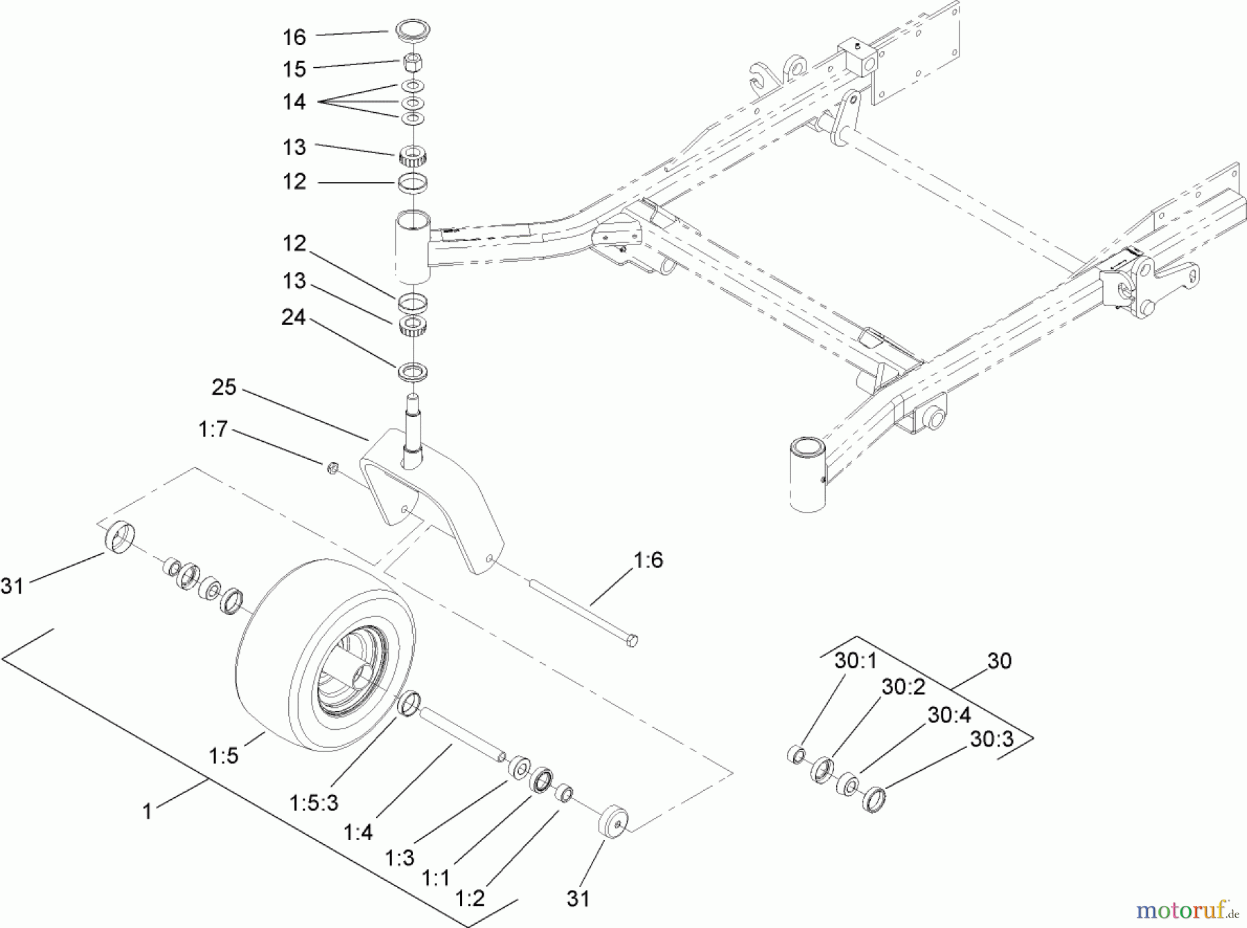  Zerto-Turn Mäher 74267 (Z580-D) - Toro Z Master Mower, 60