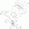 Zerto-Turn Mäher 74267 (Z580-D) - Toro Z Master Mower, 60" TURBO FORCE Side Discharge Deck (SN: 280000001 - 280999999) (2008) Listas de piezas de repuesto y dibujos HOOD ASSEMBLY