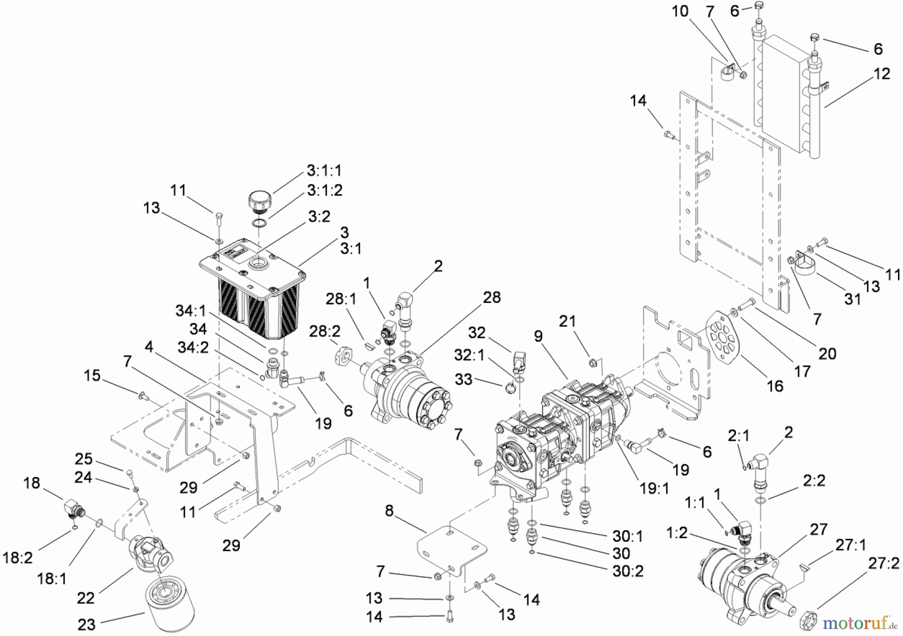  Zerto-Turn Mäher 74267 (Z580-D) - Toro Z Master Mower, 60