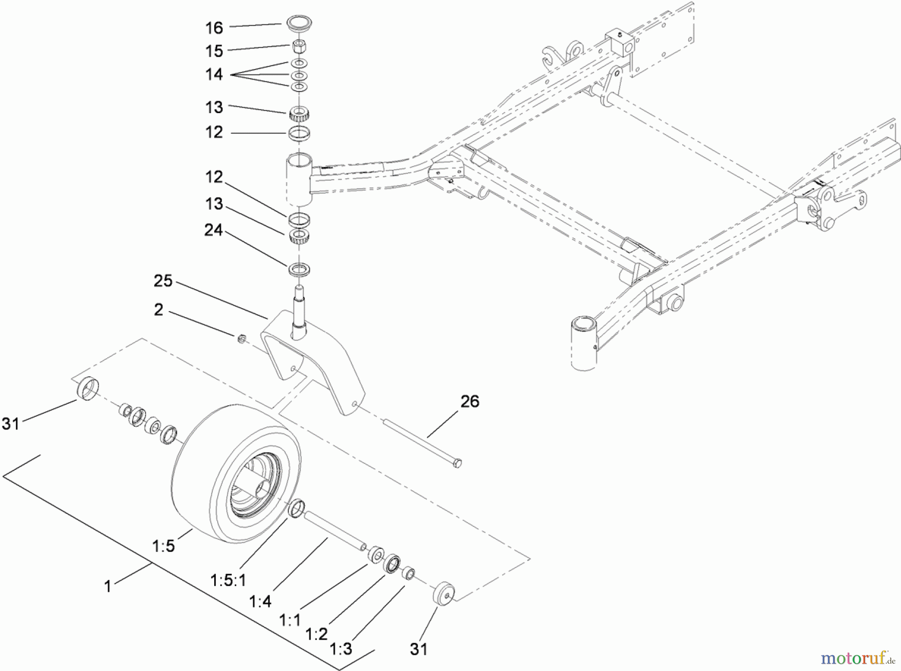  Zerto-Turn Mäher 74267 (Z580-D) - Toro Z Master Mower, 60